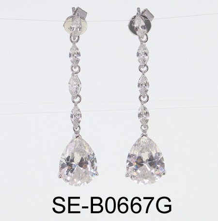 Серьги (Ag 925) SE-B0667G