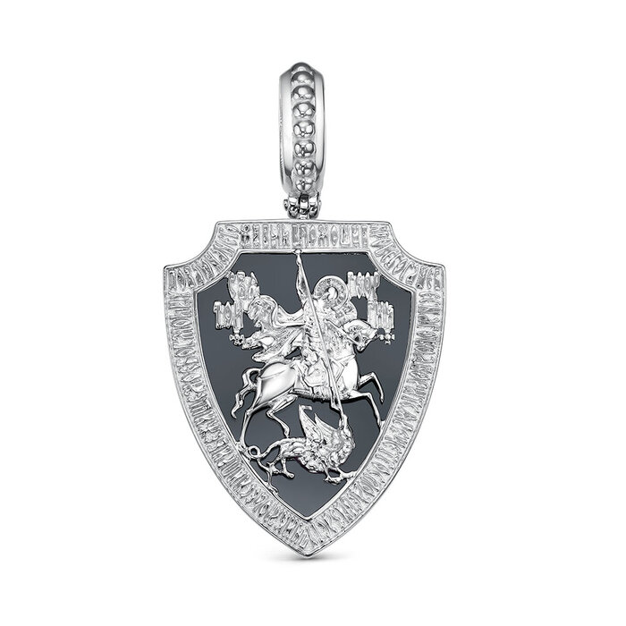 Подвеска Георгий Победоносец (Ag 925) с030157