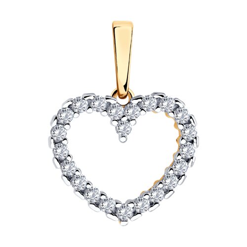 Подвеска Сердце (Ag 925) 93030608
