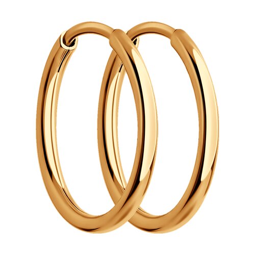 Серьги конго (Au 375) 140001-4