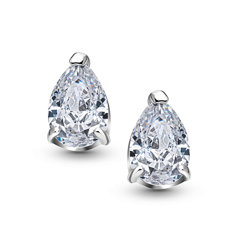 Серьги пусеты (Ag 925) 02-5723-00БТ-00